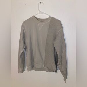 John Elliot Women’s Size 0 Color block Gray Crewneck Sweatshirt Casual Boho